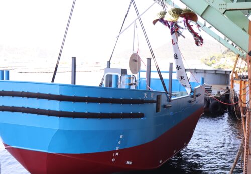 026番船　進水しました